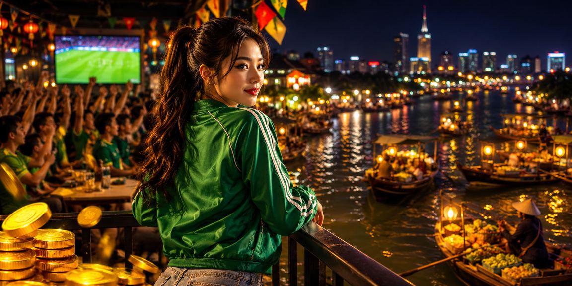Người dùng xem thông tin cá cược và jackpot tại lễ hội Hà Nội trên điện thoại